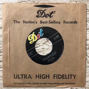 Jim Lowe Dress Rehearsal Vinyl 45 Record '60